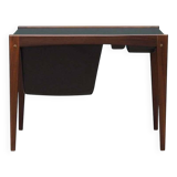 Table à couture en teck, design danois, années 1960, production : Danemark