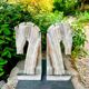 Pair of onyx bookends horse 1960s Italy vintage