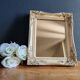 Vintage Rectangular Wall Mirror – Carved Solid Wood Frame