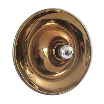 Italian brass wall lamp, diam. 39 cm