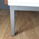 Brasilia-werk dresser white and teak 3 drawers years 60