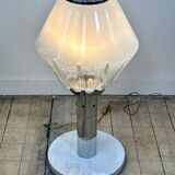 Diamond lamp in Murano glass, Italy 1970