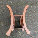 Solid wood magazine/document holder, 47cm