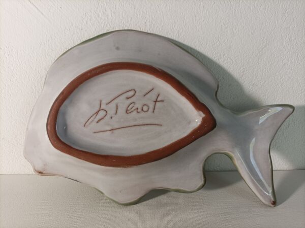 Vide poche céramique Biot signé Dominique Pérot