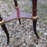 Antique Louis XVI style side table with marble top