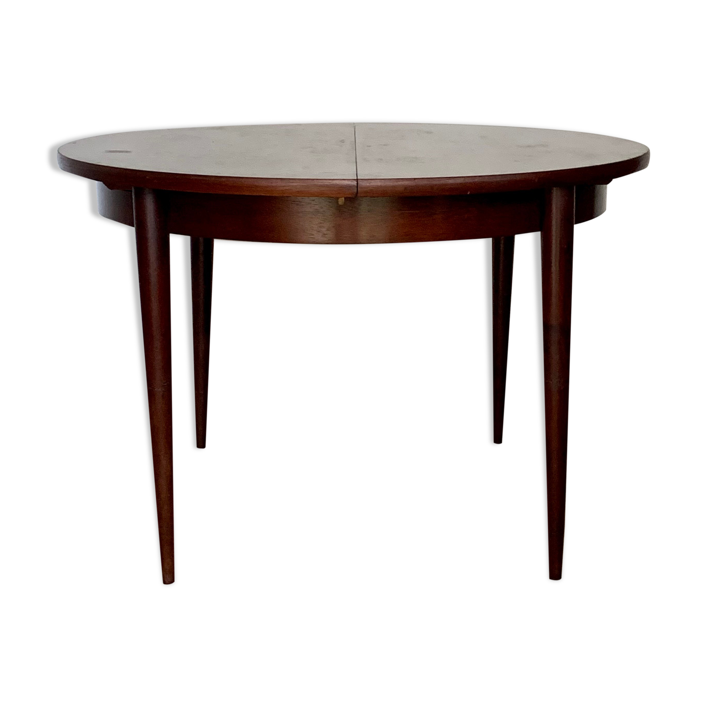 Table ronde scandinave vintage en palissandre de Rio