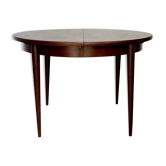 Table ronde scandinave vintage en palissandre de Rio