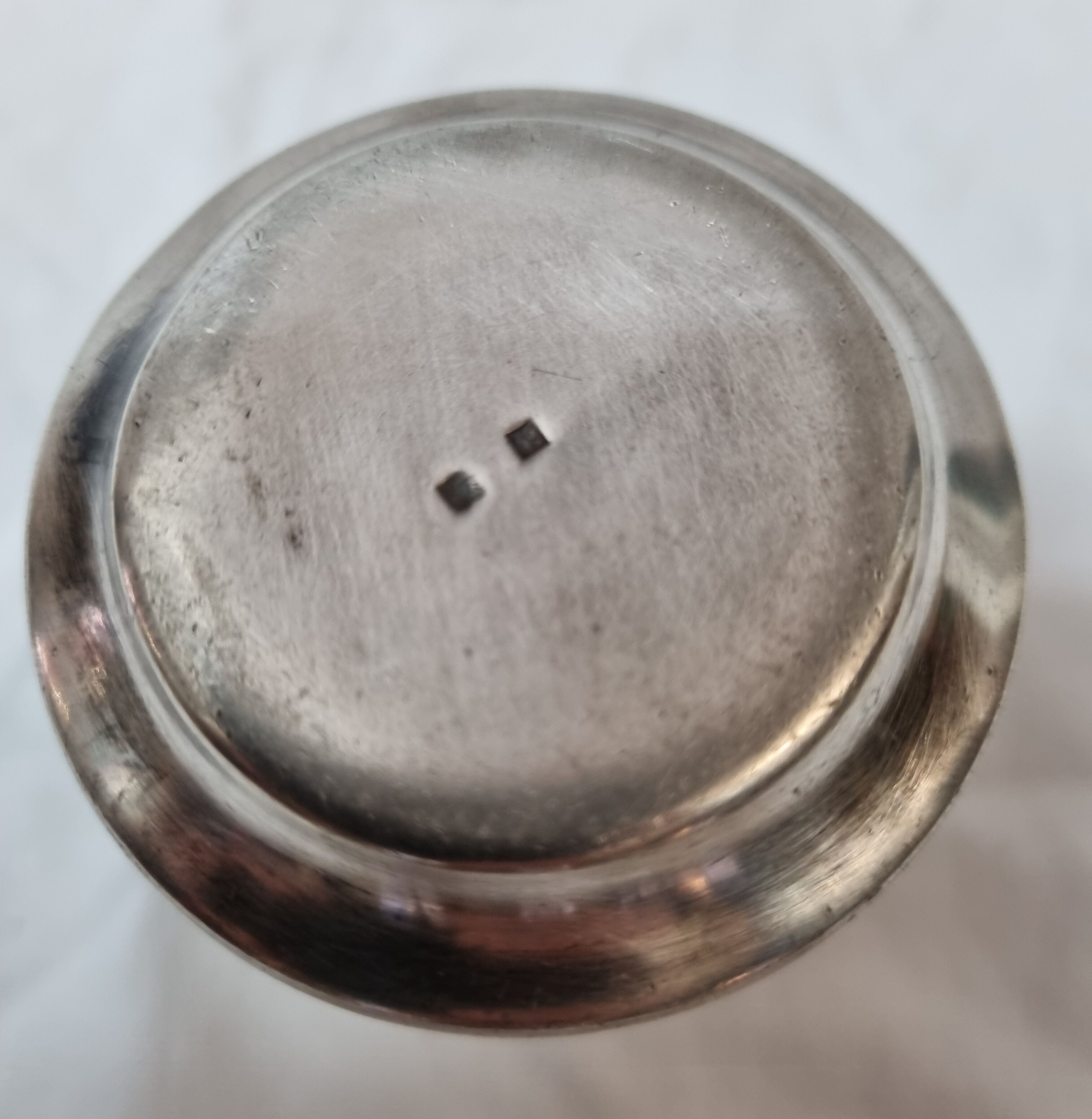 Timbale silver metal 1960