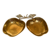 Double brass apple tray