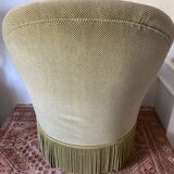 Velvet toad armchair like new