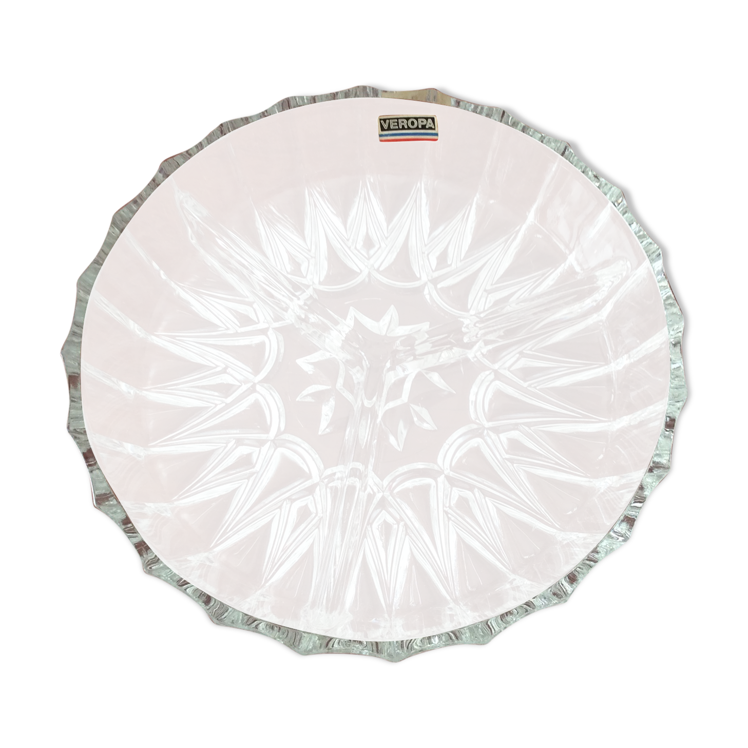 3-compartment glass dish VEROPA - Vintage