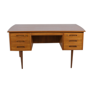 bureau en teck autoportant