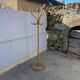 Vintage rattan parrot coat rack 1970