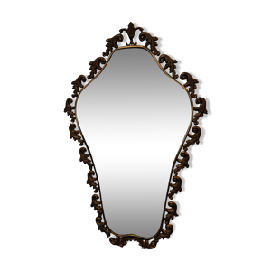 Miroir cadre fer forgé