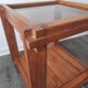 Side table, end table, brutalist style
