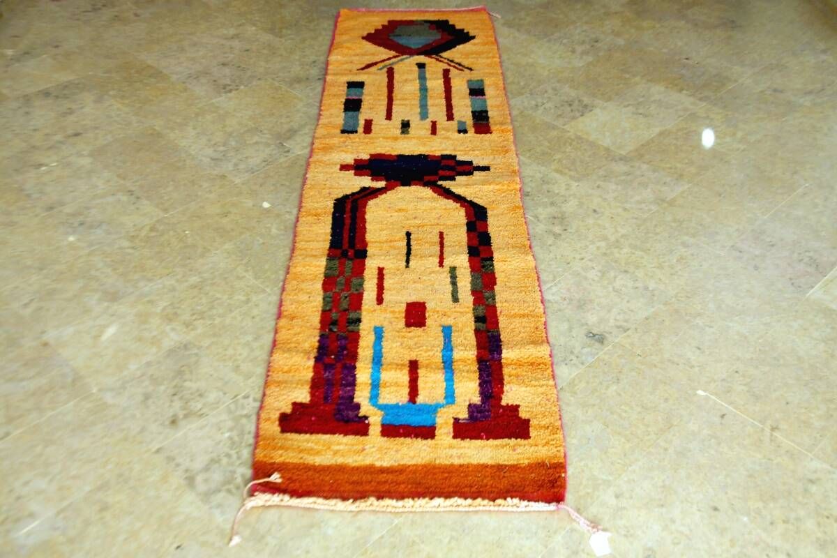 Moroccan Berber carpet hallway Boujaad 314 x 80 cm New