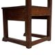 Art Deco High Back chair in oak minimalist design