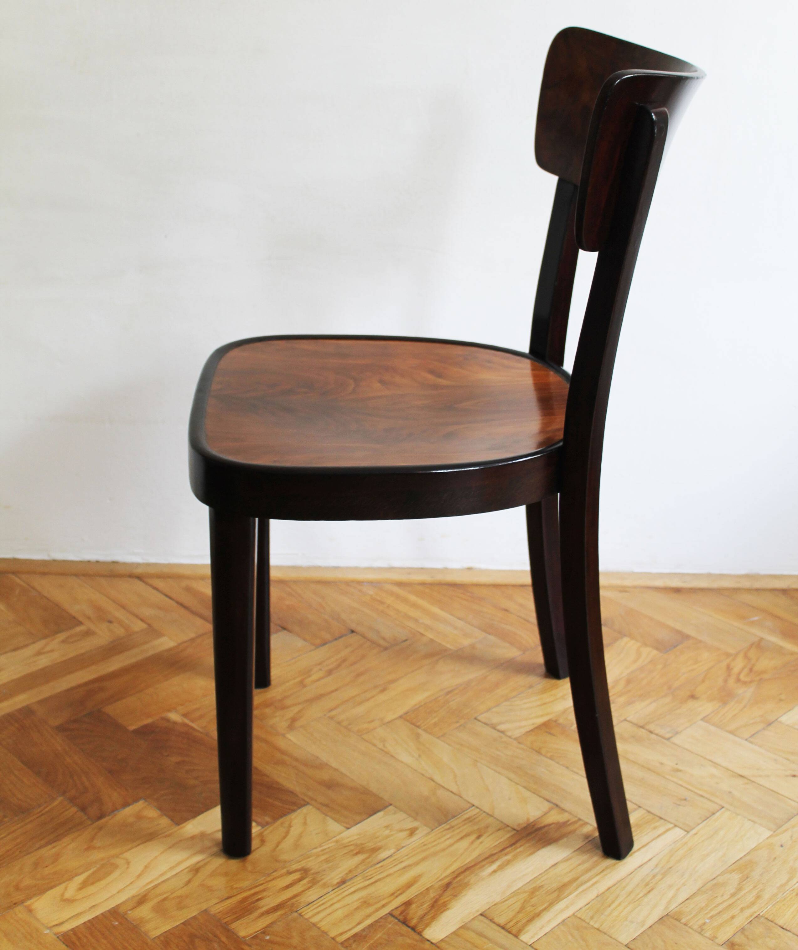 Chaise de salle à manger des années 1930 Modèle A 524 3/4 par Thonet