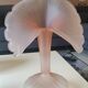 Large Italian Vase, Jack in the Pulpit corolla neck, Murano style