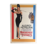 Poster of the film Breakfast at Tiffany's (1961) by Black Edwards, with Audrey Hepburn