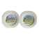 Duo of “country cottages” plates Burleigh Staffordshire England
