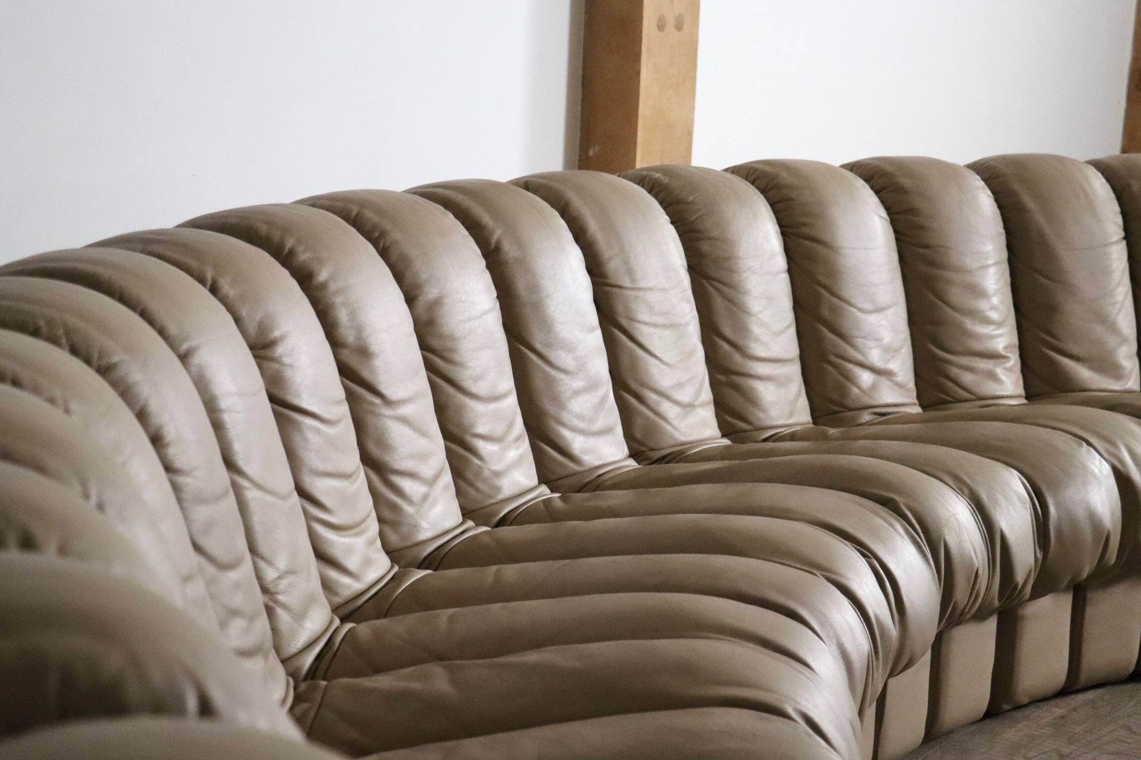 De Sede DS 600 “Non-Stop” sectional sofa by Heinz Ulrich, Ueli Berger,1980