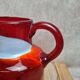 Vase / jug in blown red glass – Murano style – vintage piece from the 1970s