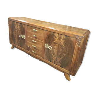 Sideboard in walnut art deco