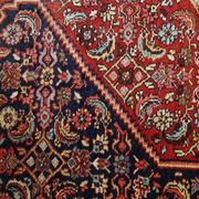 Handmade antique Persian Bidjar rug 4.5' x 5.6' (137cm x 170cm) 1900s - 1B740