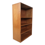 Bibliothèque basse en bois brut