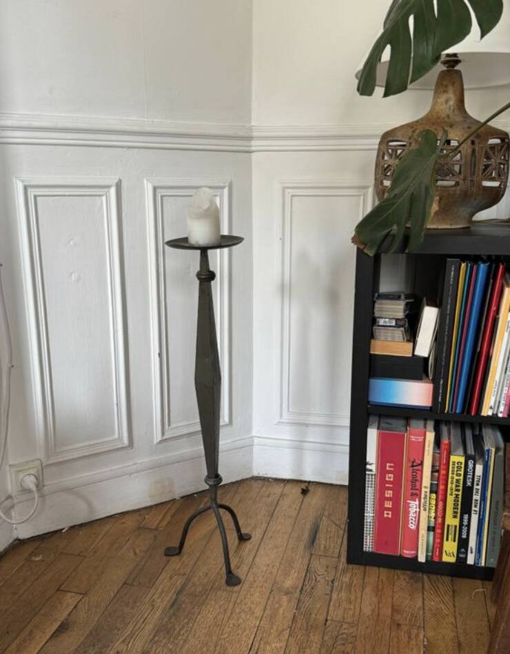 Vintage metal grand chandelier