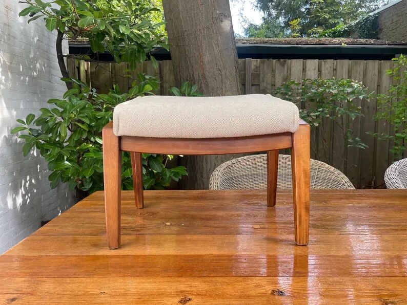 Farstrup Mobler Danish Foot Stool Ottoman Pouffe