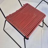 Suite de 3 chaises vintage 1950