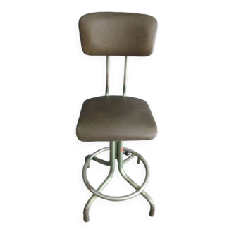 Chaise de dessinateur/industrielle ancienne
