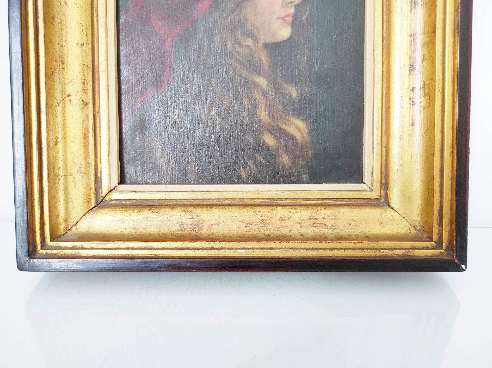 M. Leytz Portrait of a young woman, oil on panel, 19th century