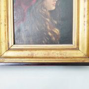 M. Leytz Portrait of a young woman, oil on panel, 19th century