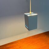 Minimalist cubic metal suspension, mid-century, 1960s.