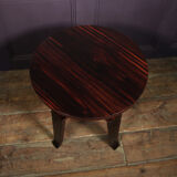 French art deco macassar ebony side table