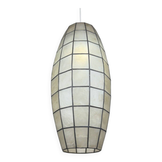 Vintage Capiz Shell Pendant, Italy, 1960s