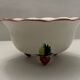 Earthenware draining salad bowl