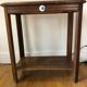 Walnut console
