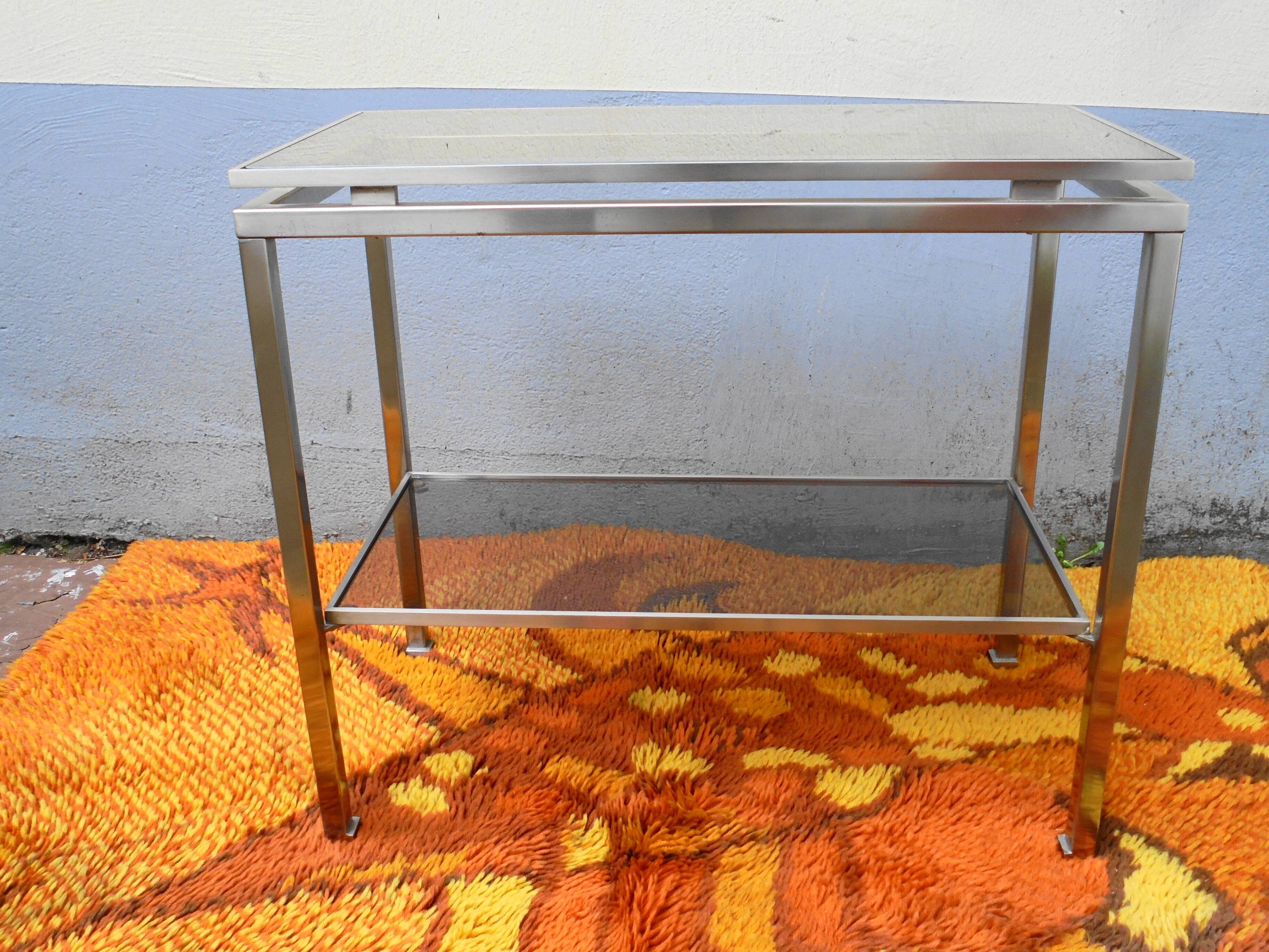 Console 2 trays of the Maison Jansen by Guy Lefevre années 50/60