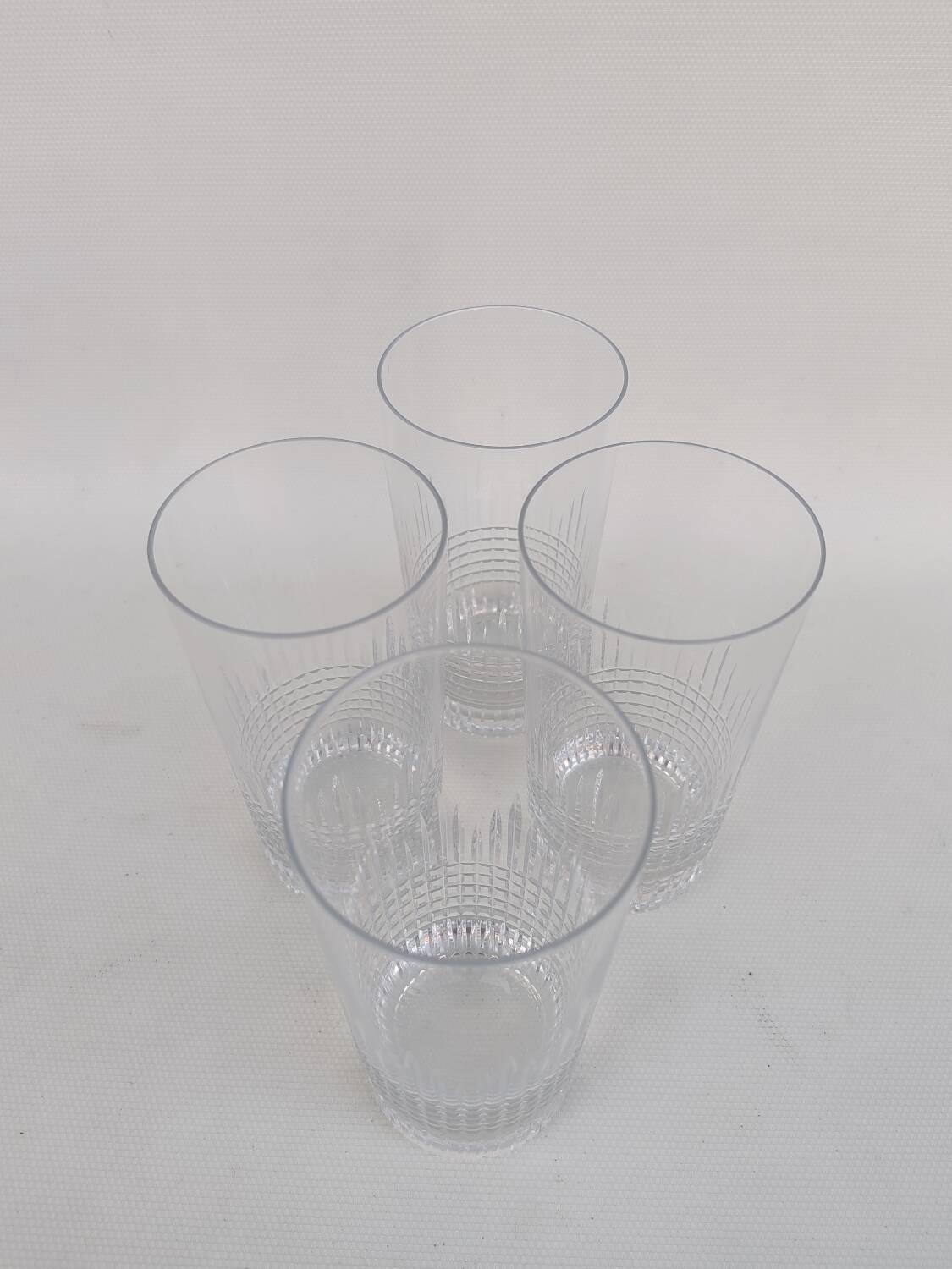 4 Baccarat crystal glasses, Nancy model.
