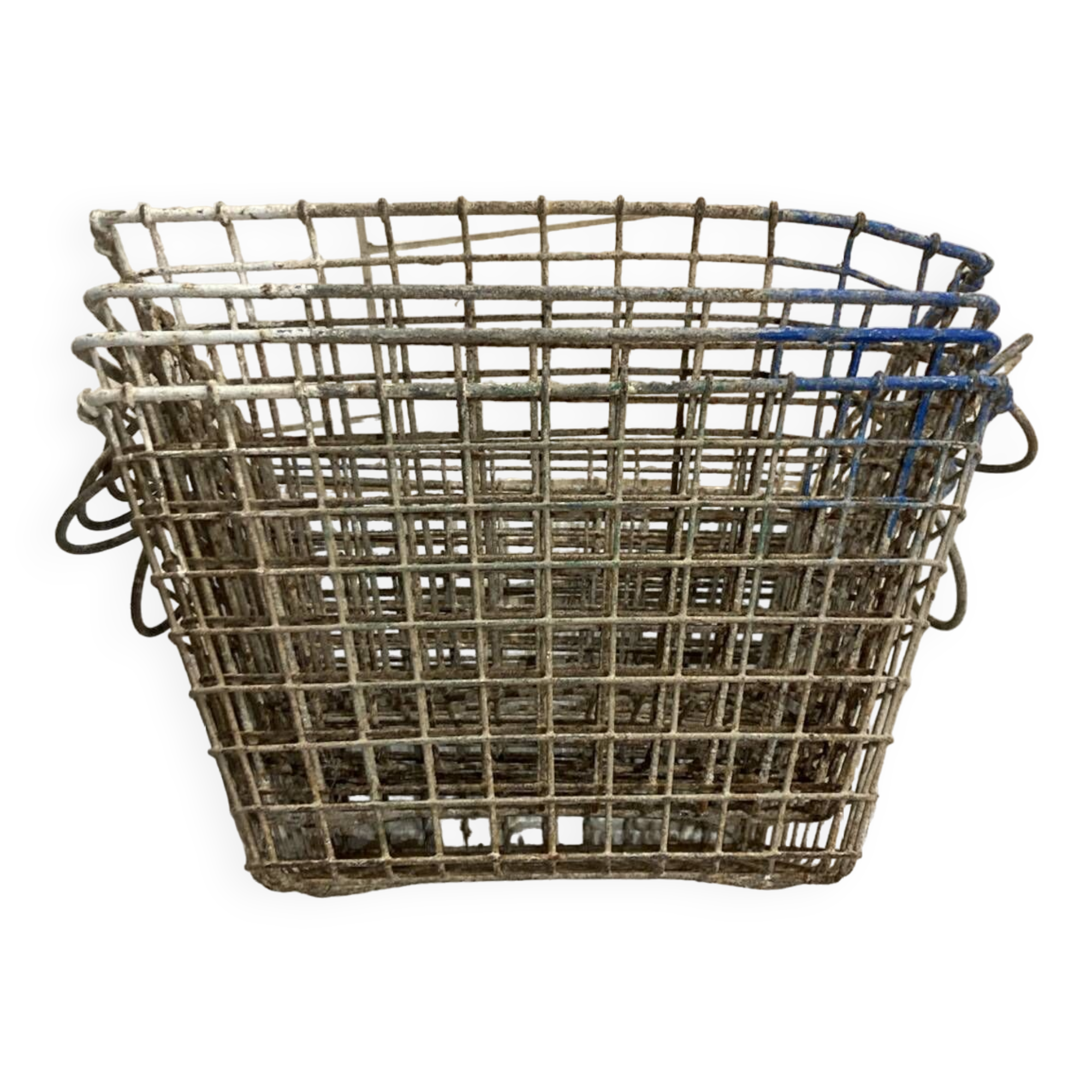 Lot of 4 old craft baskets