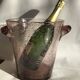 Biot mouth-blown glass champagne bucket