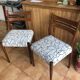 Pair of renovated 60s vintage chairs