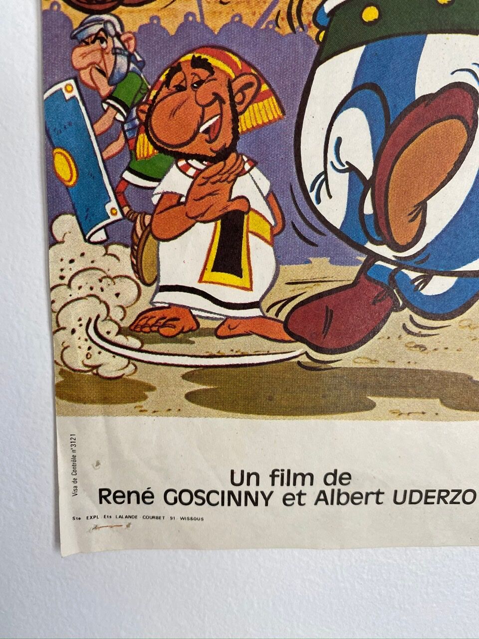 Affiche originale du film Astérix et Cleopatre année 1968