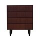 Mahogany chest of drawers, Danish design, 1970s, manufacture: Omann Jun