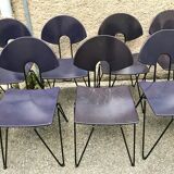 Set of 36 stackable chairs by Walter Leeman for Kusch & Co
