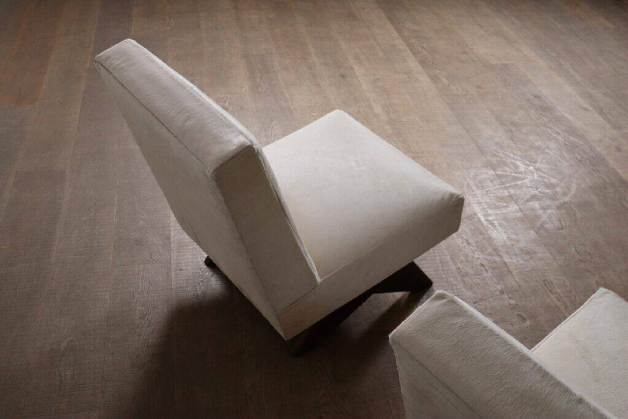 Pair of Pierre Jeanneret 'Fireside' chairs, model No. PJ-SI-36-A